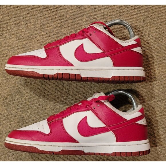 Nike Dunk Low Next Nature White Gym Red Women's - DN1431-101 Size 6 - Picture 8 of 14